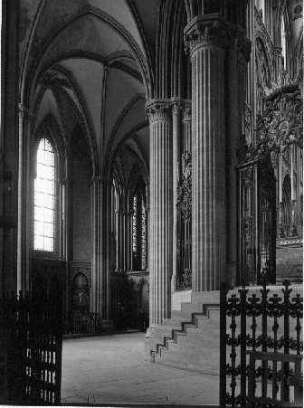 South ambulatory, view from the east