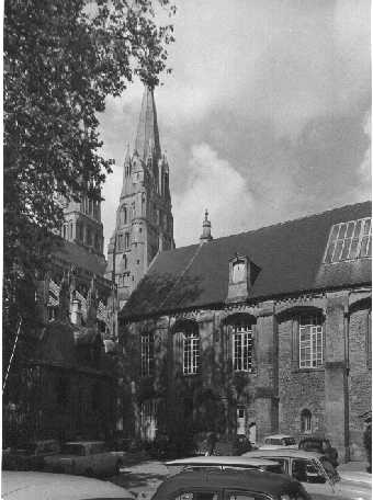 Former episcopal palace: courtyard looking west