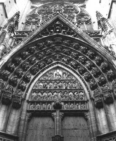 South portal (Portail Saint-Etienne), tympanum and archivoltes