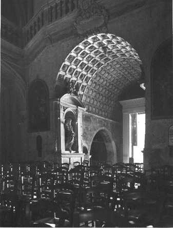 Central nave looking towards narthex