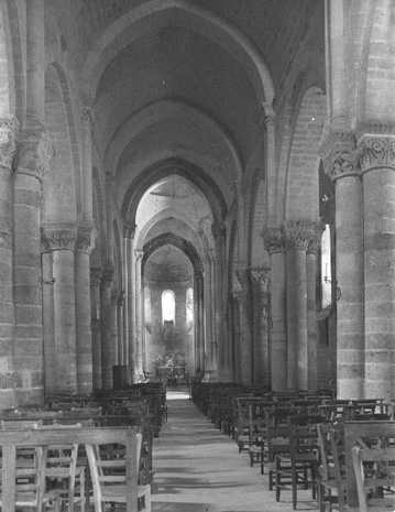 Central nave looking east