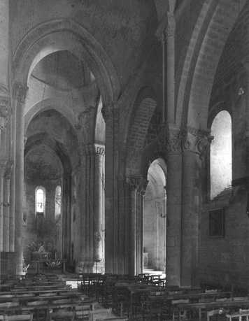 Central nave looking south east