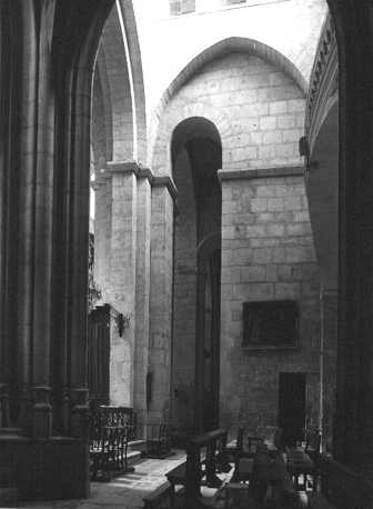 Noordtransept richting westen