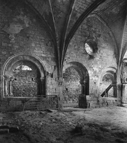 Kappittelzaal: interieur naar het westen