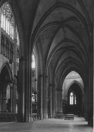 South aisle looking north east