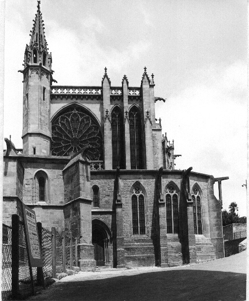 Gezicht op Chapelle Radulphe en zuidtransept