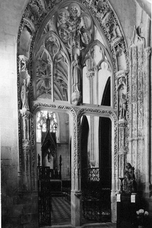 Portaal in vestibule, oostzijde