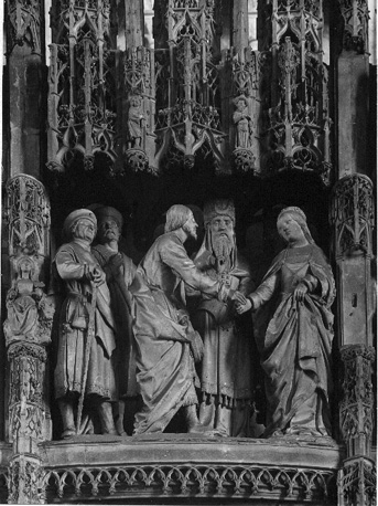 Koorafsluiting; Bruiloft van Maria en Joseph