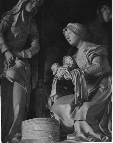 Koorafsluiting; Detail; Geboorte van Maria
