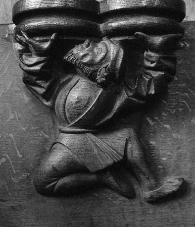 Koorbanken: misericorde
