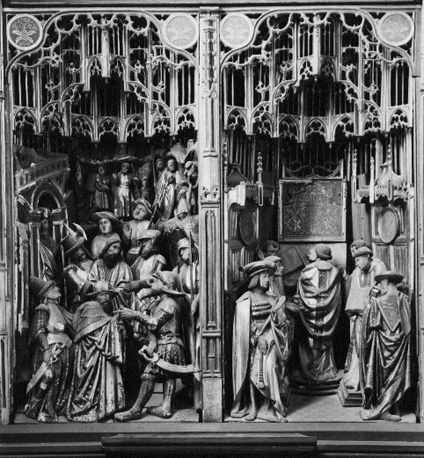 Retabel; detail