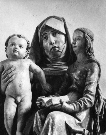 Anna te drieën; detail