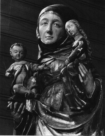 Anna te drieën; detail