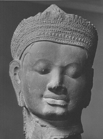 Kop van slapende Vishnu