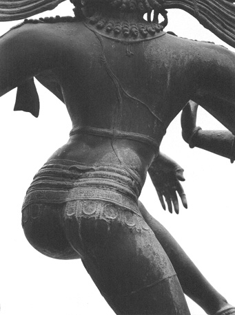 Shiva, Koning van de Dans: achterkant (detail)