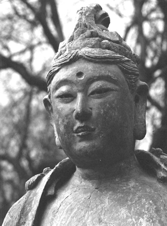 Bodhisattva Guanyin, detail: kop
