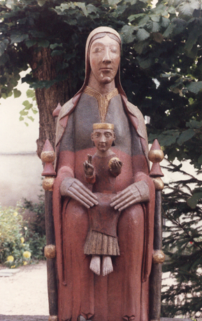 Tronende Moeder Gods: Sedes Sapientiae