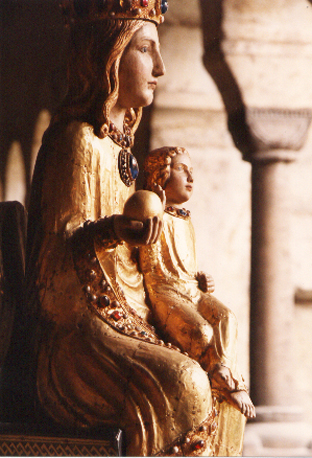 Tronende Moeder Gods met Christuskind: 'Sedes Sapientiae'