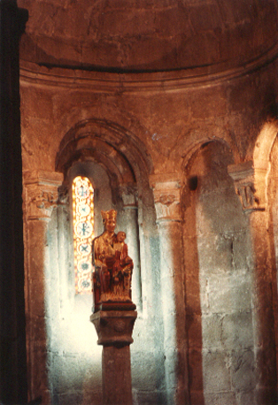 Tronende Moeder Gods, genoemd Virgen de Andorra (in kleur)