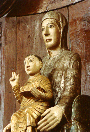 Tronende Moeder Gods: Sedes Sapientiae