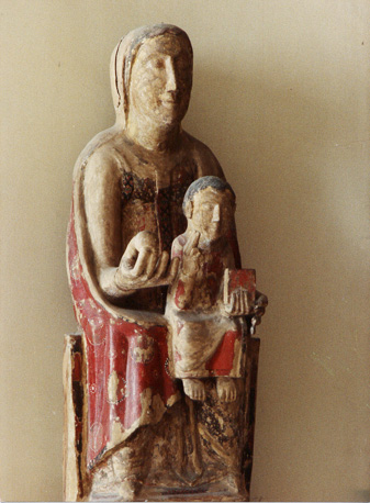 Tronende Moeder Gods, genoemd Mare Deu de Castellbell: Sedes Sapientiae (in kleur)