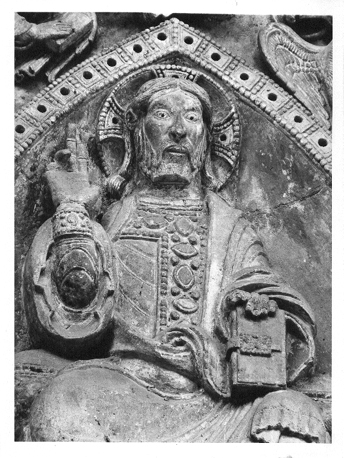 Timpaan; detail: Majestas Domini