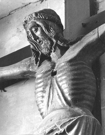 Gekruisigde Christus, detail: bovenlichaam