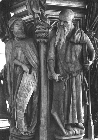 Mozesput, detail: Daniel en Jesaja