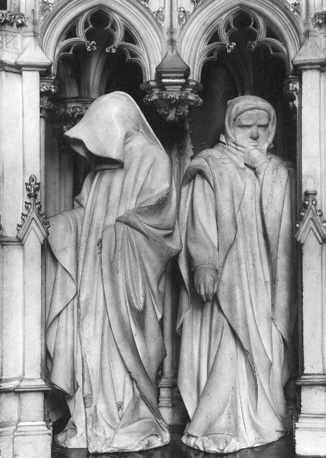 Praalgraf van Philips de Stoute, detail: pleuranten