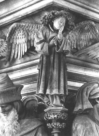 Mozesput, detail: huilende engel