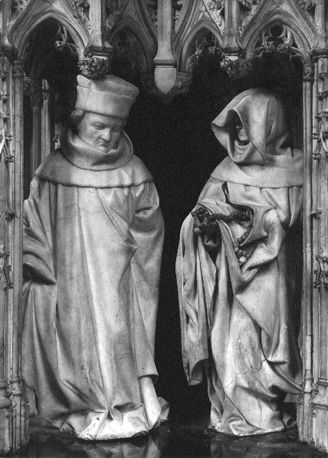 Praalgraf van Jan zonder Vrees (Jean sans Peur) en Margaretha van Beieren, detail: twee pleuranten