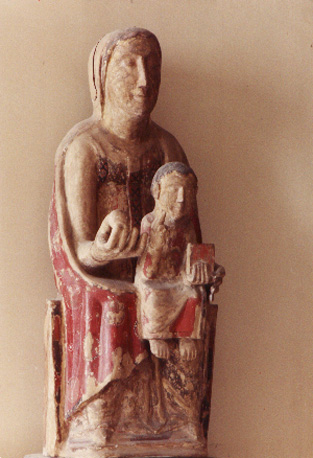 Tronende Moeder Gods, genoemd Mare Deu de Castellbell: Sedes Sapientiae (in kleur)