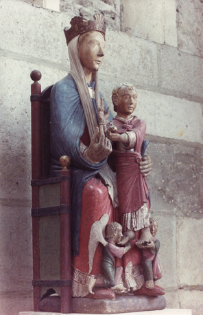 Tronende Maria met Christuskind (Sedes Sapientiae),  La Diège