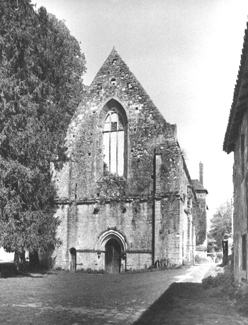 Gevel van abdijkerk