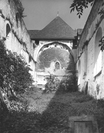 Interieur van abdijkerk