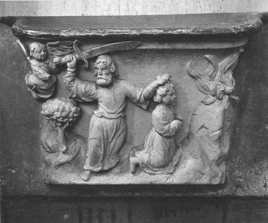 Misericorde met het offer van Isaac
