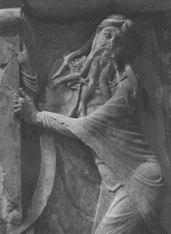 Portaal; detail van profeet Jesaja