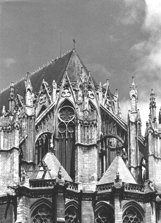 Detail koor; Luchtboog