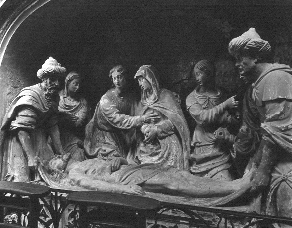 Crypte, Graflegging van Christus