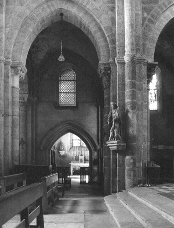 Kapel van het noordtransept gezien vanuit de viering