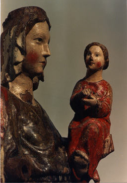 Maria met Christuskind; detail