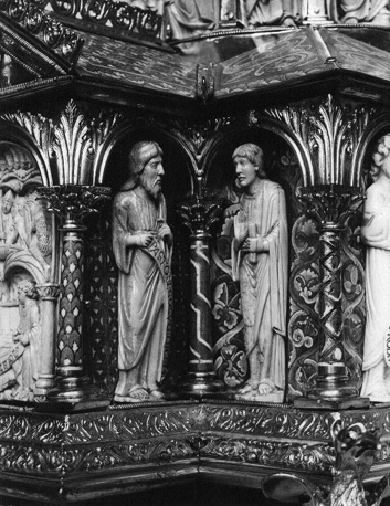 Architectonische reliekschrijn van Hochelten; detail: Profeten