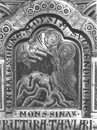 Altaar van Klosterneuburg; detail: De berg Sinaï