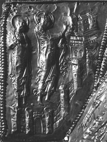 Reisaltaar van keizer Arnulf von Karinthië; detail: opwekking van de zoon van de weduwe van Nain