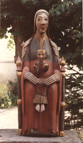 Tronende Maria met Christuskind / Sedes Sapientiae