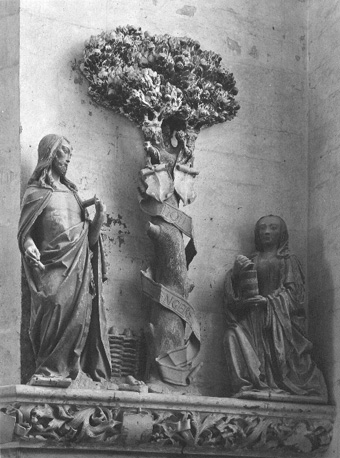 Maria Magdalena knielend voor Christus 'Noli me tangere'