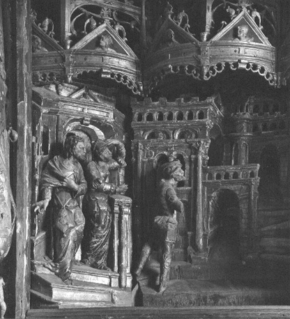 Retabel I, detail: rechts midden