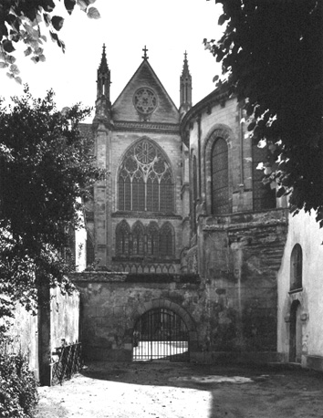 Facade van noordelijke transept