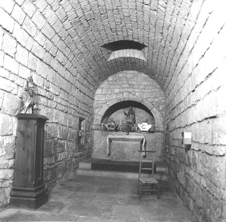 Crypte van sint Privatus (onder middenschip)