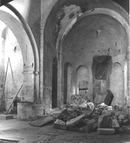 Interieur van apsis